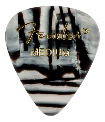 Paquete De Puas Fender Shape Graphic 12 Pack Medium Zebra