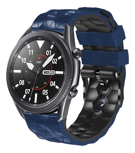 Correa De Reloj Bicolor Azul Para Xiaomi Haylou Rs4 Ls12