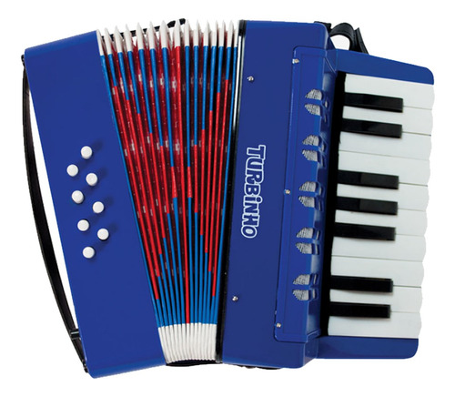 Acordeon Infantil Turbinho 104 Blue 8 Baixos