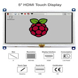Pantalla Tactil Raspberry Pi Lcd Touch 5 800 X 480 Hdmi