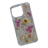 Fundas Personalizadas Para iPhone Con Resina Y Flores Secas