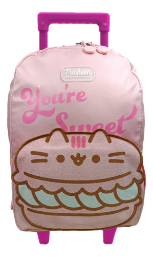 Mochila Pusheen Primaria Con Carro Vs3967