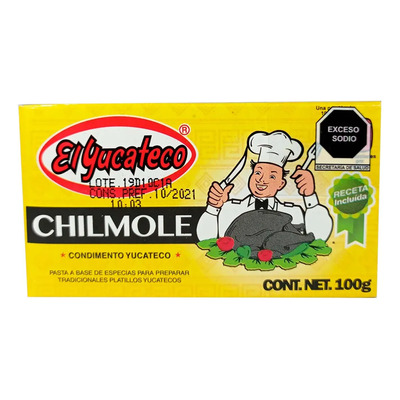 Condimento El Yucateco de Chilmole 100g | MercadoLibre
