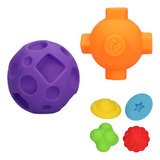 Pelotas Sensoriales Para Bebés Squeeze Ball Toy, 6 Unidades,