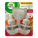 Air Wick Eléctrico Manzana Canela - Difusor + 2 Repues 21 Ml