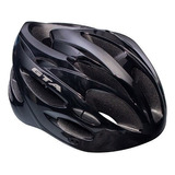 Capacete Bike Pisca Pisca Led Ciclismo Mtb Preto 58-62cm Gta