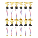 Medalla De Oro A Granel Mini Trophy Awards, 24 Unidades