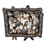 Manta Pure Country Weavers Purrfect Cats De Elena Vladykina 