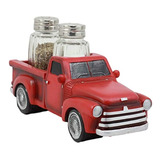 Ebros - Figura Decorativa De Camioneta De Pastilla Roja Para
