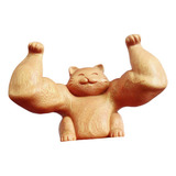 Escultura De Gato Decoração, Estatueta De Gato Da Sorte,