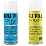 Laca Plastica Tru Flim Mate Y Brillante 300gr/420ml Kit Duo