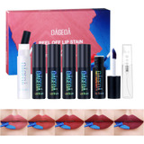 Dageda Kit De Balsamo Labial De 5 Colores, Tinte De Labios,