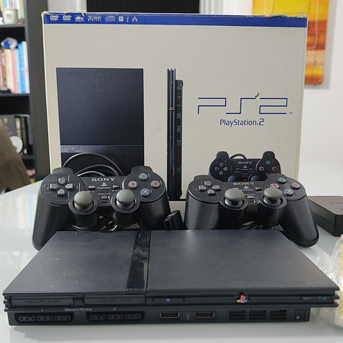 Sony Playstation 2 Slim Desbl.+ Opl, Na Caixa