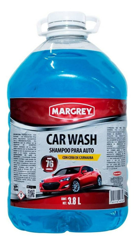 Shampoo Para Auto Car Wash Lava Y Ensera 3.80ml.