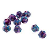 6 Dados Sets Calabozos Y Dragones Morado + Azul