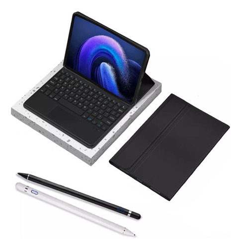 Case Teclado Touchpad Para Xiaomi Pad 6 Pro + Caneta Stylus