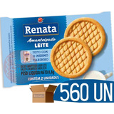 Biscoito Amanteigado Leite Sache Renata Bolacha Atacado 560u