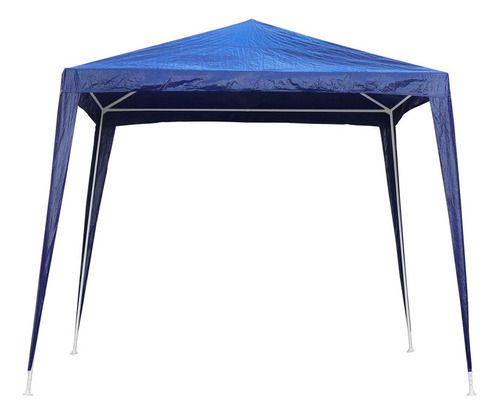 Tenda Praia Gazebo Desmontável 3x3 Barraca Jardim Quintal Cor Azul