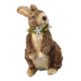 Figura De Conejo De Paja De Pascua, Conejitos De Granja, Bod