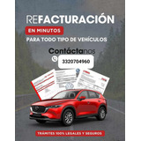 Refacturamos Autos Motos Motores Remolques Y Más 