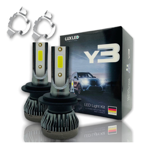 Cree Led Y3 Nuevo Chips H7 + Adaptador Bora Vento Clio A-vip