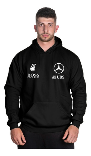 Blusa De Moletom Personalizada Petronas Mercedes Ubs 