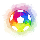 Balon Futbol Colores, Paint By Numbers, Xidaka, Con Bastidor