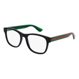 Gucci Gg0004o 002 Square Shape Negro Verde