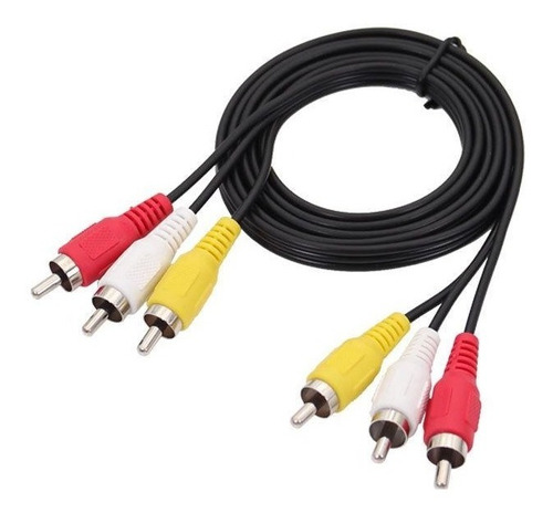 50 Cables Rca 3 Rca A 3 Rca Macho Audio Y Video - Nuevos