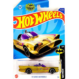 Hot Wheels Tv Series Batmobile Batimovil Clasico Dorado 2022