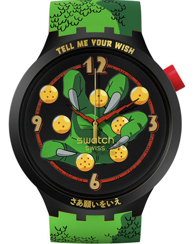 Reloj Swatch Shenron X Swatch Sb01z102 Agente Oficial C
