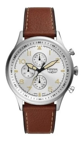 Reloj Fossil Cuero Caballero Fs5809 100% Original Garantizad