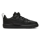 Zapatillas Nike Court Borough Low Recraft Niños Negro