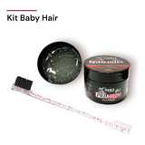 Kit Baby Hair Gel Premium G10 + Escovinha Baby Hair
