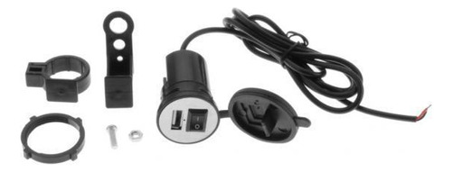 6 Toma Usb De Ajuste Empotrado De 12v 2.1 Amp Negro