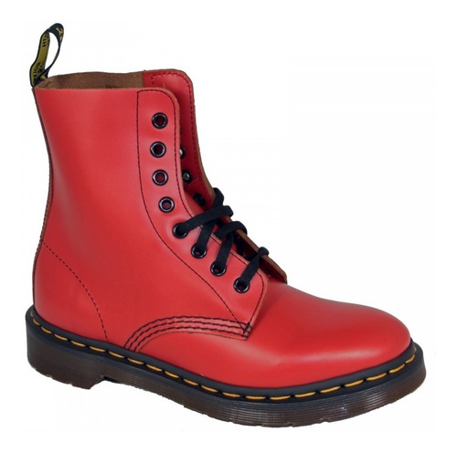 Original Dr Martens Botas Rojo Pascal 7inch Urban Style Gym