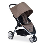 Coche Britax B-agile Steel Con Chasis Color Plateado