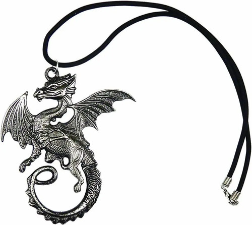 Collar Dragon Con Navaja Oculta Fantasy Defensa Personal Emergencia Fm-426