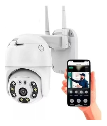 Camara Domo Ptz Ip Wifi 360° Hd1080 Vision Nocturna  Sonido