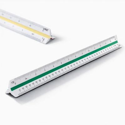 Escalímetro Régua Triangular Plástico 30cm Desenho Técnico | Frete grátis