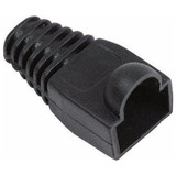 Capuchon Rj45 Ficha Red Cable Bolsa X10 Unidades Negro