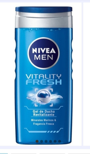 Nivea Men. Gel Ducha Vitality 250grs. Pack 3 Unidades