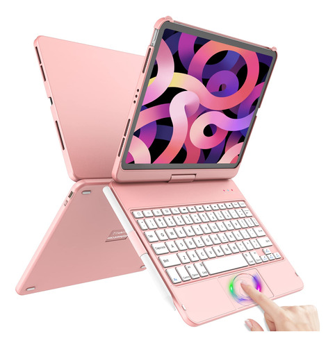 Zxa Funda De Teclado Para iPad Pro De 11 Pulgadas (2022/2021