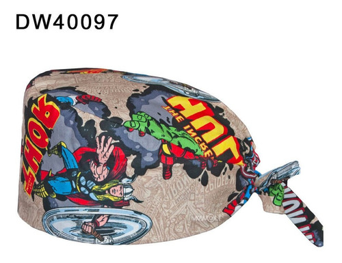 Cofia Clínica Gorro Quirúrgico Diseños Marvel Avengers G29