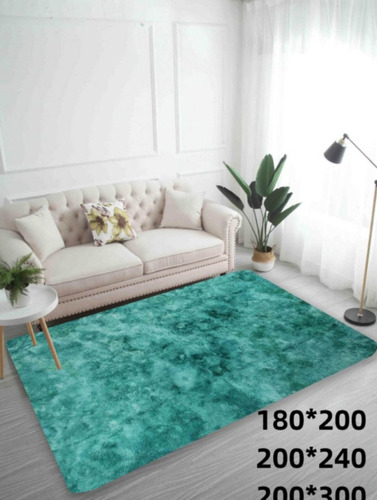 Alfombras Jaspeadas 200x240  Peludas Para Decorar Living Tf.