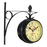 Reloj De Pared De Doble Cara Inspirado En El Vintage-5,5