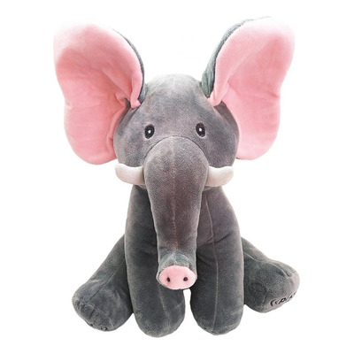 Juguete Musical De Peluche Para Bebé, Orejas Rosadas