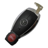 Horande 4 Button Replacement Entry Key Fob Case For Mercedes
