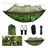 Hamaca Colgante Con Mosquitero Para Exteriores, Campamento