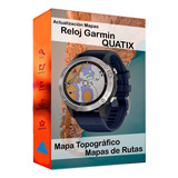 Mapa Topografico Y Carretero Para Reloj Garmin Quatix